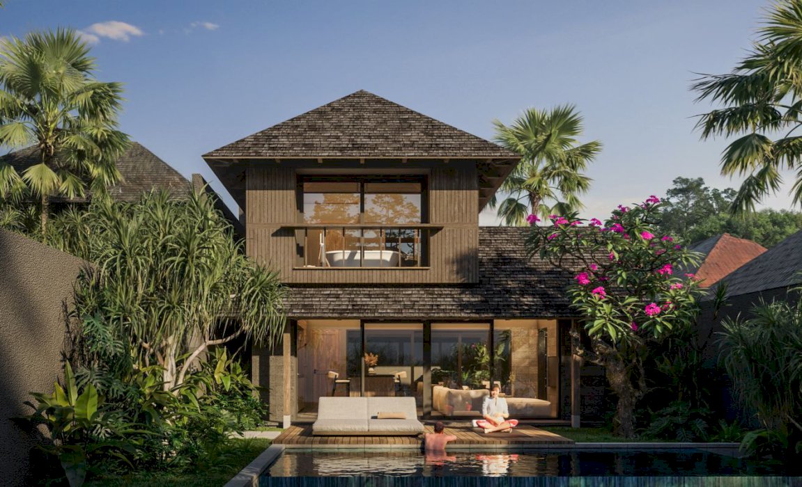 Villa mewah nuansa jungle tropical uluwatu