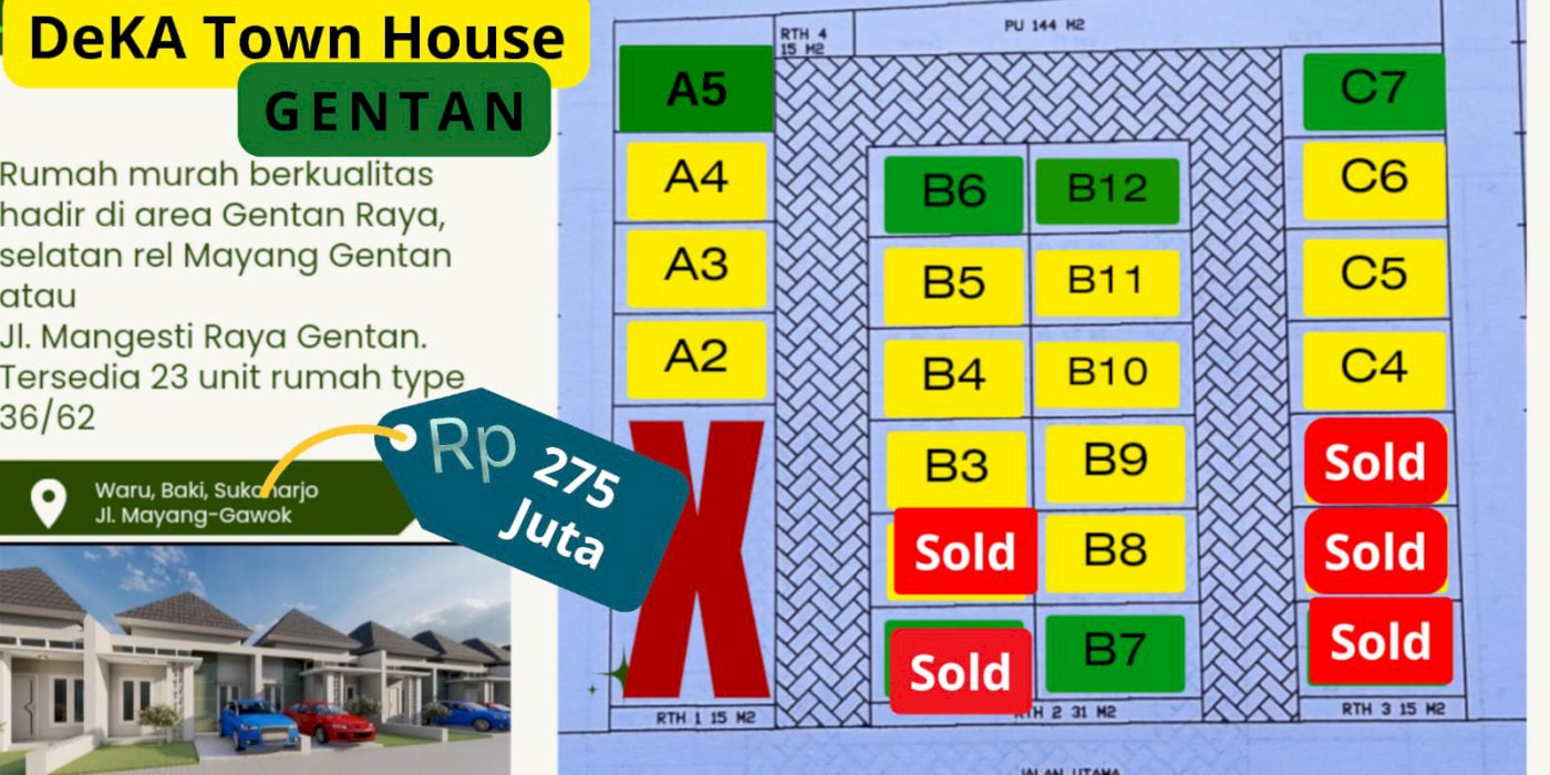 Rumah Murah Gentan Baki