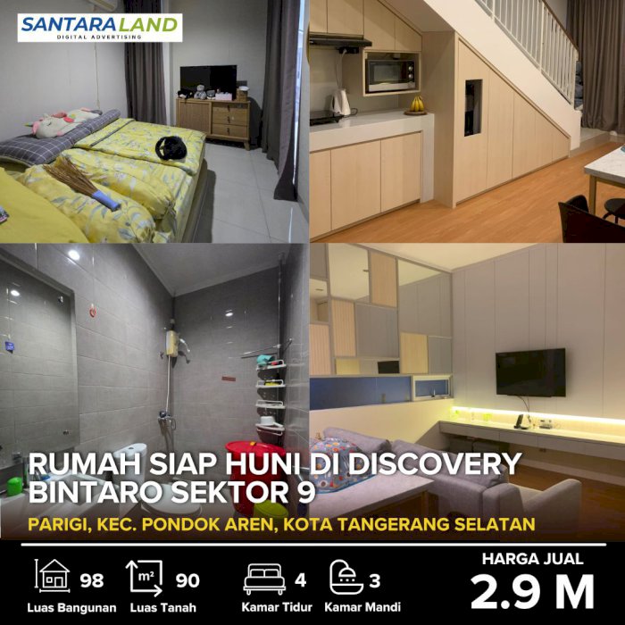 RUMAH SIAP HUNI DI DISCOVERY BINTARO SEKTOR 9