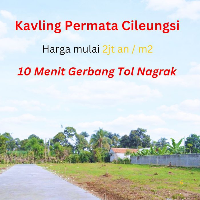 Investasi Emas! Kavling Permata Cileungsi Siap Bangun Lokasi Premium