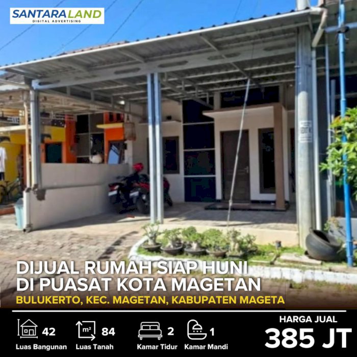 DIJUAL RUMAH DI PUASAT KOTA MAGETAN – LOKASI STRATEGIS