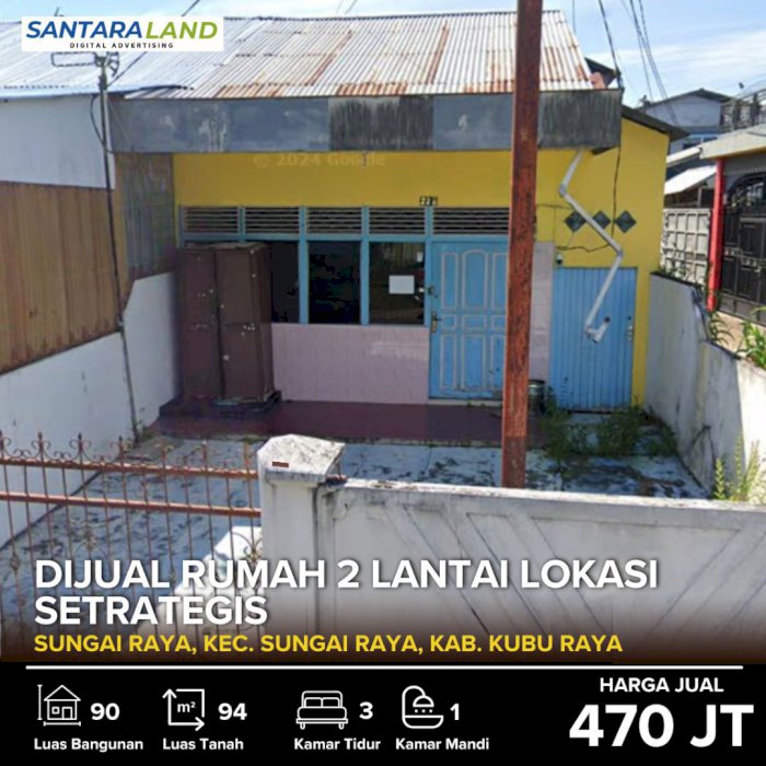 Jual Rumah 2 Lantai Lokasi Setrategis