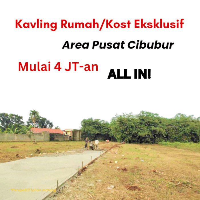 Kavling Strategis di Dramaga Bogor, Dekat IPB dan Jalan Raya Utama!