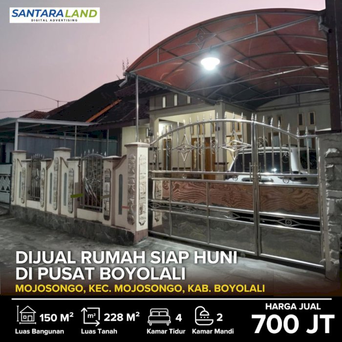 DIJUAL RUMAH SIAP HUNI DI PUSAT BOYOLALI