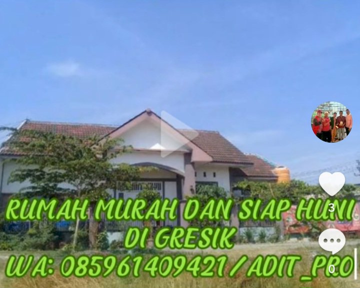 RUMAH SIAP HUNI DAN STRATEGIS DI GRESIK