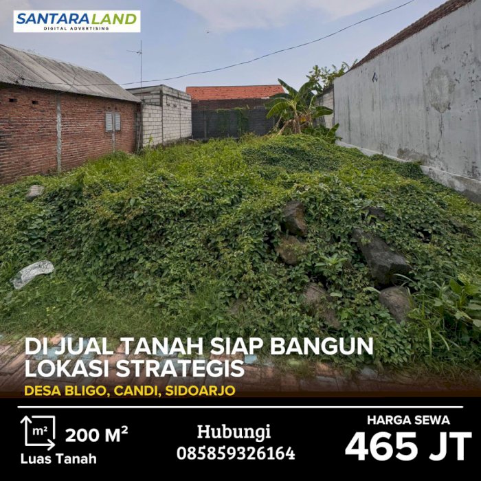 Di Jual Tanah Siap Bangun Lokasi Strategis