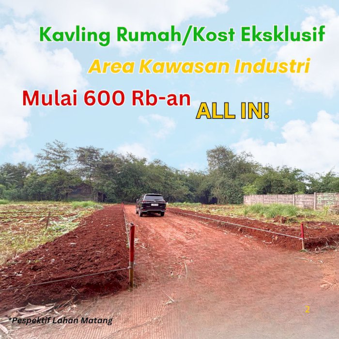 Cibarusah View Kavling Nyaman Dekat Tol Japek 2 & Kawasan Niaga