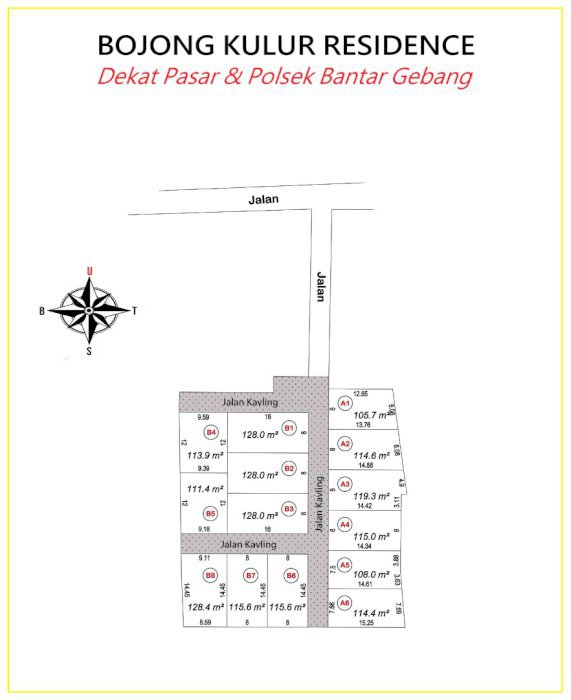 Tanah Kavling Bojong Kulur Residence, Bebas Banjir & Strategis