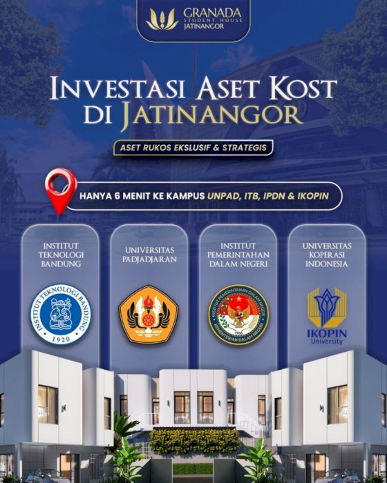 Rumah Kostan Strategis Graha Student House Jatinangor Sumedang