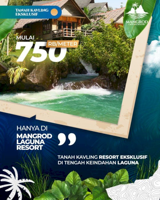 Tanah kavling ekslusif di Mangrod Laguna Resort  Anyer Banten