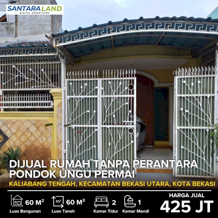 RUMAH DIJUAL TANPA PERANTARA – PONDOK UNGU PERMAI
