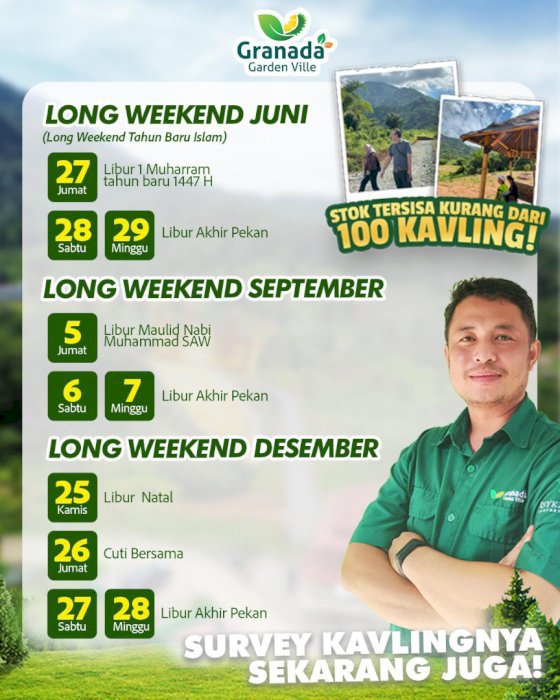 Tanah Kavling Murah Di Kawasan Wisata Agro Durian Bogor Timur