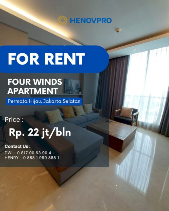 For Rent Four Winds Apartment. 2BR+Study - Big Size Unit