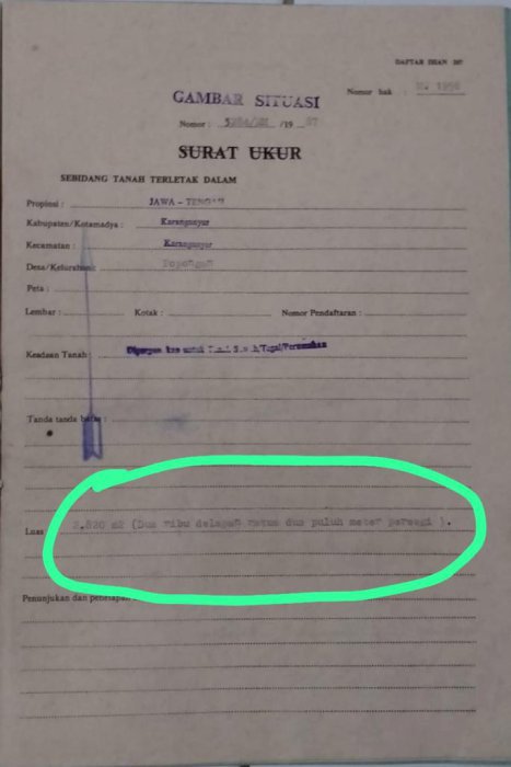 Tanah di lokasi strategis di jalan utama Solo - Tawangmangu