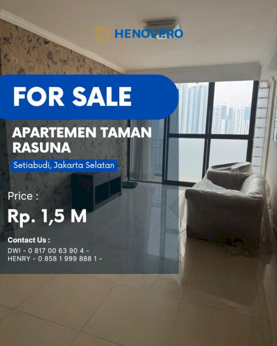 JUAL RUGI Taman Rasuna Unit 3+1BR City Dibawah NJOP