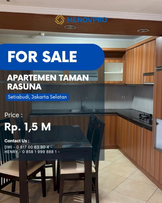 DIJUAL Taman Rasuna Unit 3+1BR Epic View Dibawah NJOP