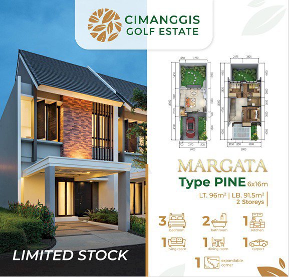 Perumahan Cimanggis Golf Estate Cluster Margata Depok