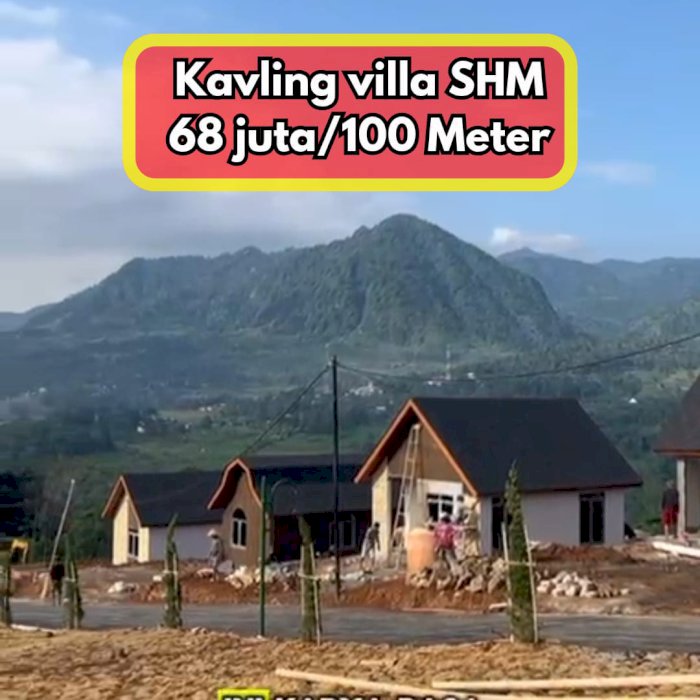 Jual tanah murah pinggir jalan raya 68juta/100meter SHM