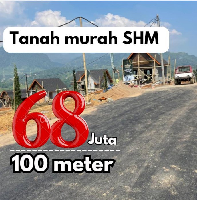 Jual tanah murah pinggir jalan sudah SHM siap bangun