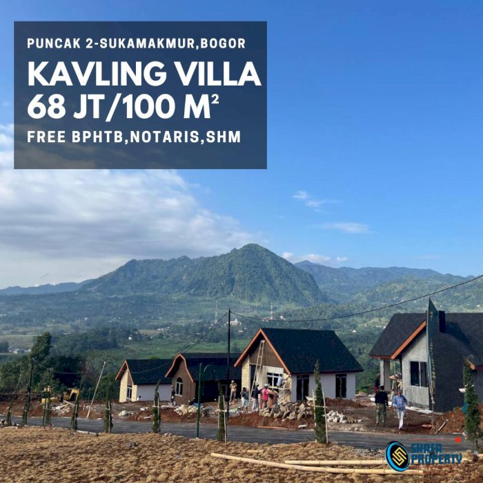 Jual tanah murah pinggir jalan sudah SHM siap bangun villa atau rumah