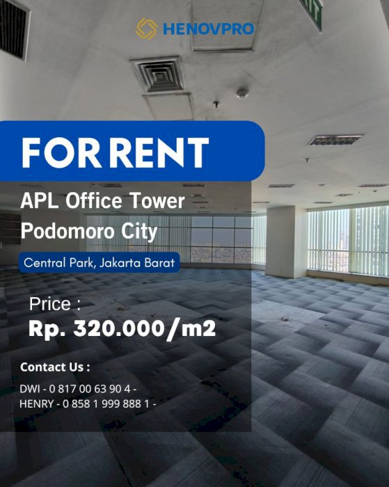 Office Tower For Rent Semi Furnish and Renov Mid Floor