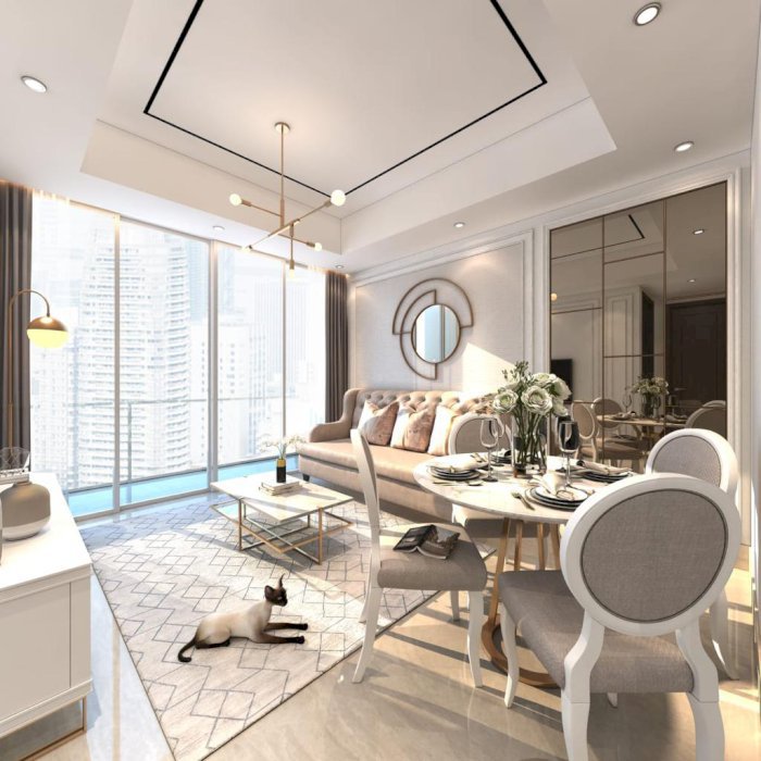 For Rent Apartemen Menteng Park 2 Bedrooms Full Furnished (0234)