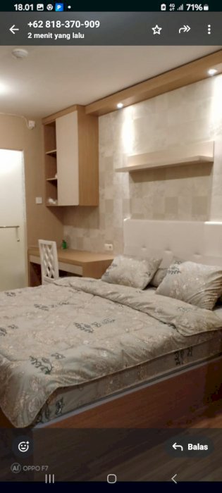 Disewakan apartemen Educity tower yale