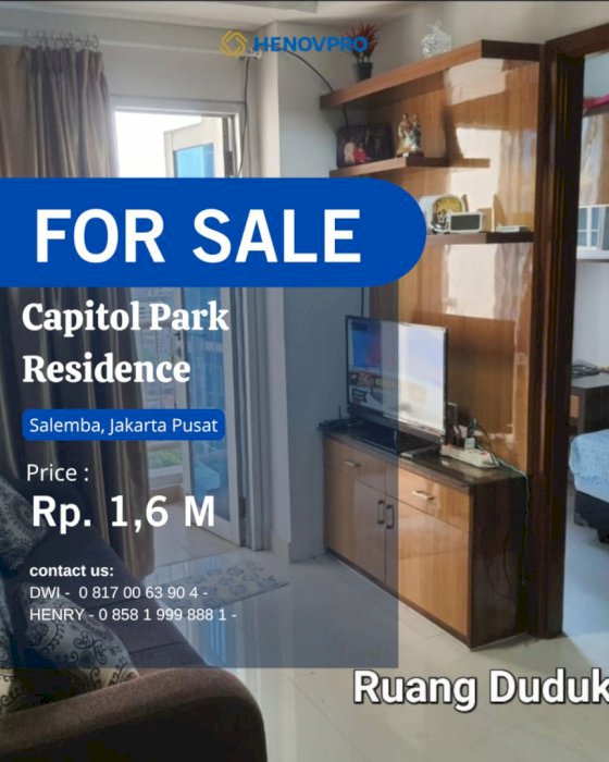 Apartemen Capitol Park Residence Best Price & Best Location