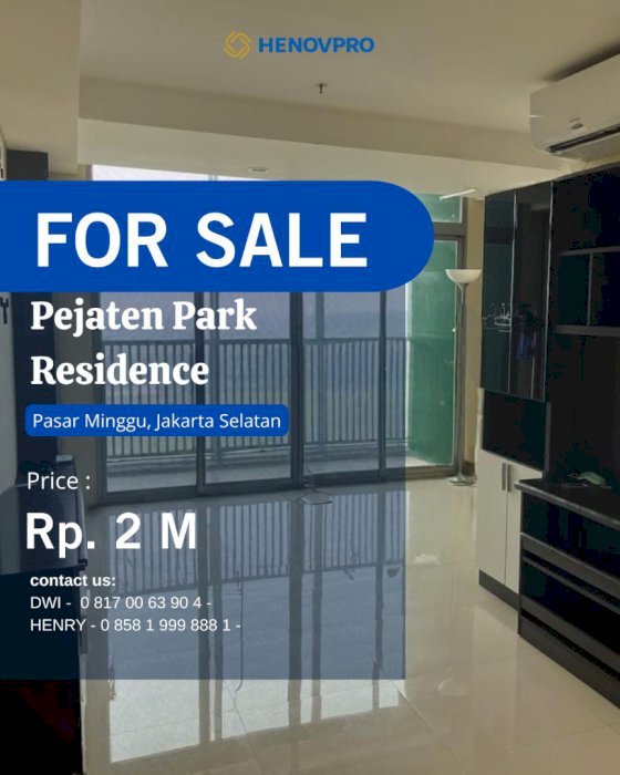Pejaten Residence Dijual Cepat 2BR Furnish City View