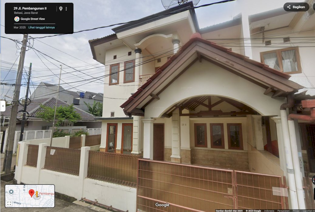 Rumah Di Jati Bening Posisi Hook Terawat