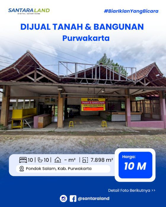 DIJUAL TANAH & BANGUNAN – Purwakarta
