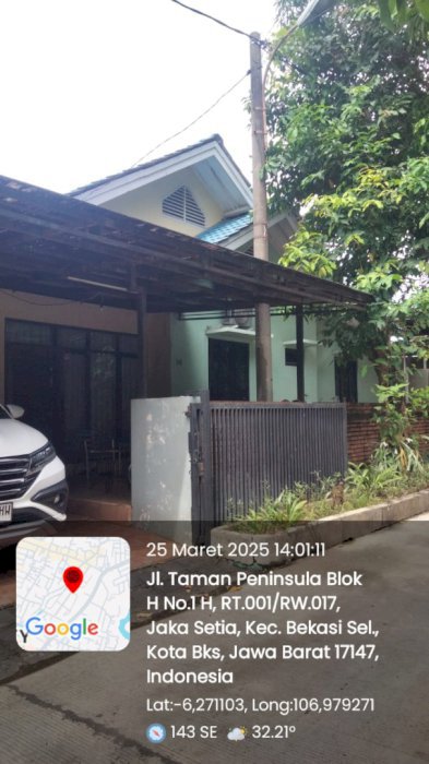 Di Jual Rumah siap huni peninsula Bekasi