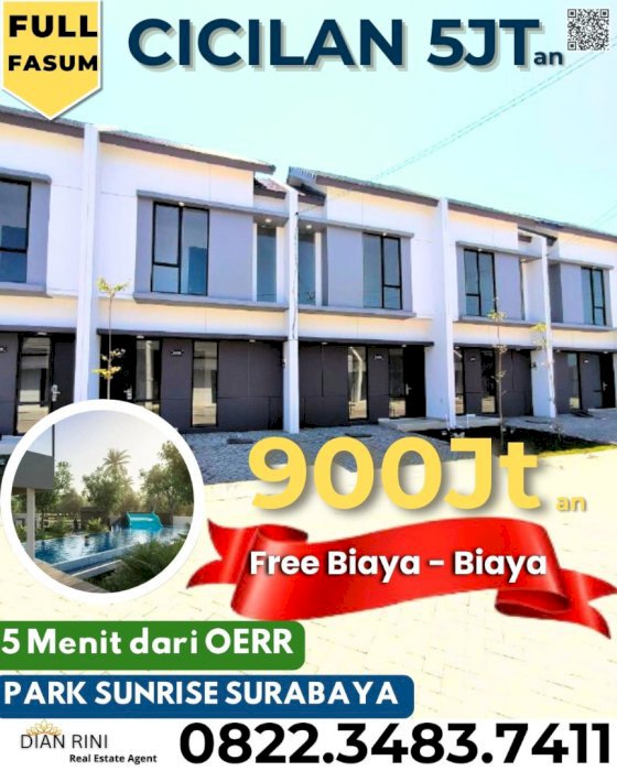 Dijual Baru Gress Siap Huni di Surabaya Timur  UNIT TERBATAS