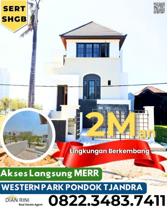 Rumah Western Park Tipe Rumah Mediterania Modern