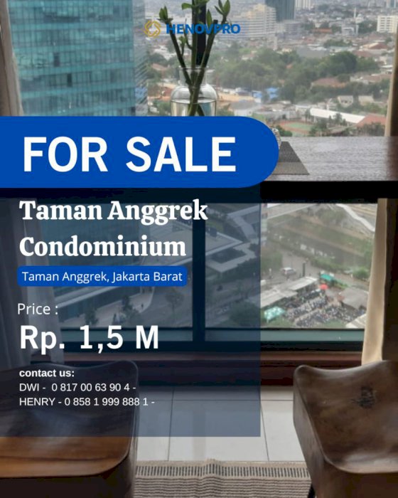 Taman Anggrek Condo 2+1BR Best City View Best Investment