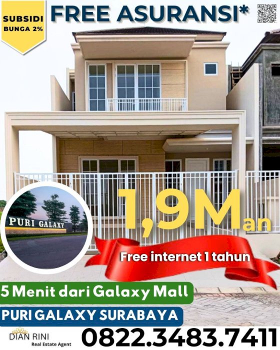 Pilihan PALING CIAMIK di Surabaya Timur dekat GALAXY MALL .