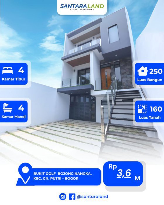 Dijual Rumah Mewah Siap Huni di Bukit Golf – Lokasi Strategis