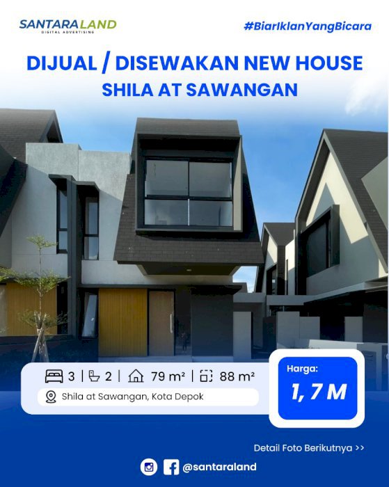 Dijual / Disewakan New House Shila at Sawangan