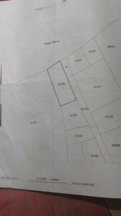 TANAH B.U.B. CEPAT DI JUAL