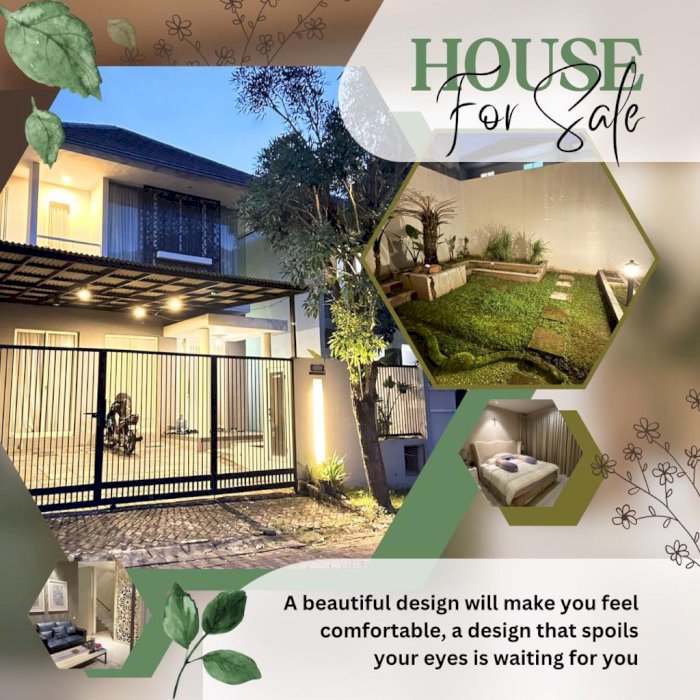 Dijual cepat rumah Alam Galaxy 2 lantai minimalis