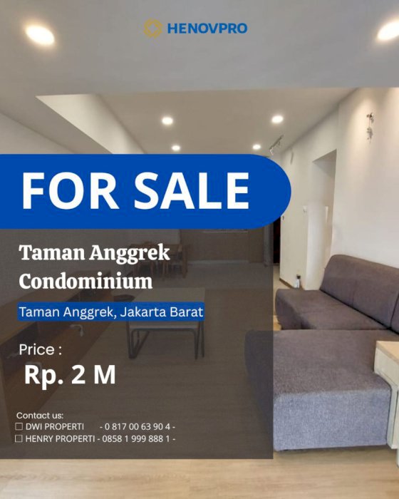 Taman Anggrek Condo 2+1BR Best Garden View Best Unit Furnish
