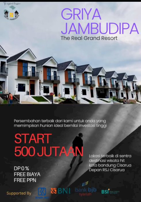 Griya jambudipa cisarua flash sale Cicilan 2 jutaan saja