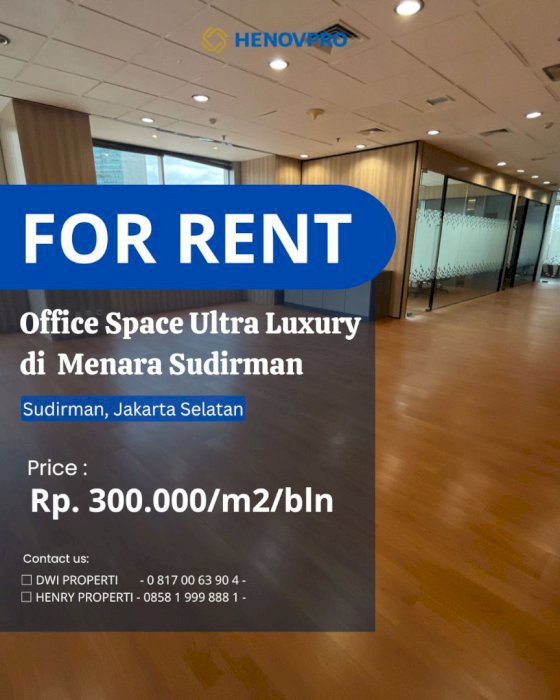 Office Space ultra luxury wooden NEW UNIT di Menara sudirman