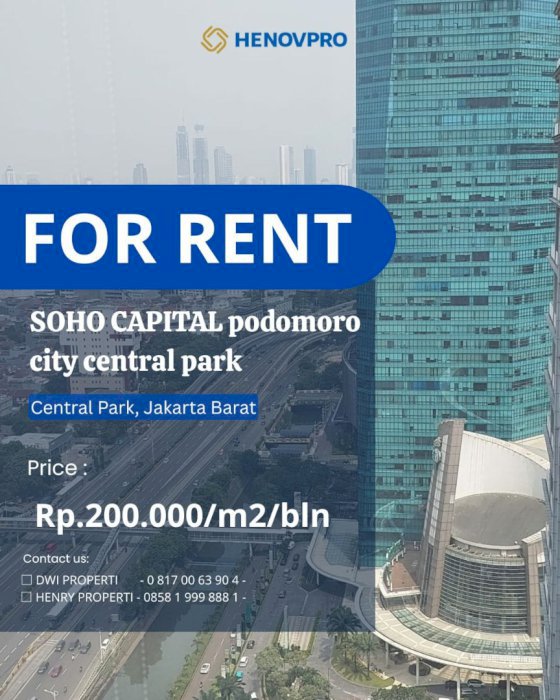 Soho Capital Office Space For Rent Mid Floor