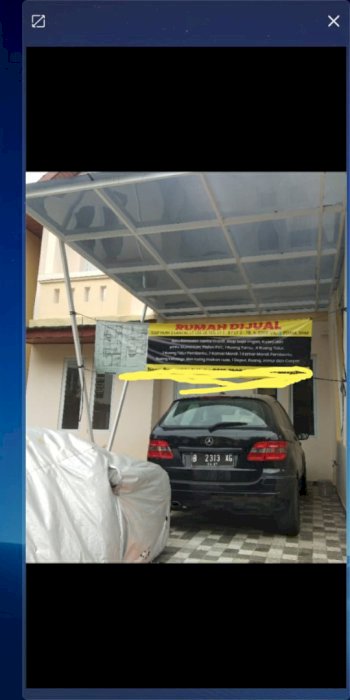 Dijual rumah 2 lantai di Kota Wisata