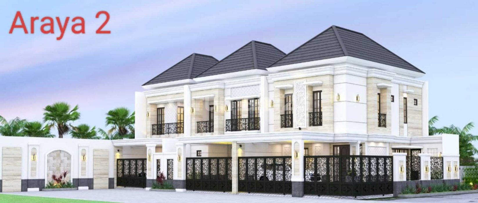 Rumah Ameican Classic Di Galaxy Bumi Permai