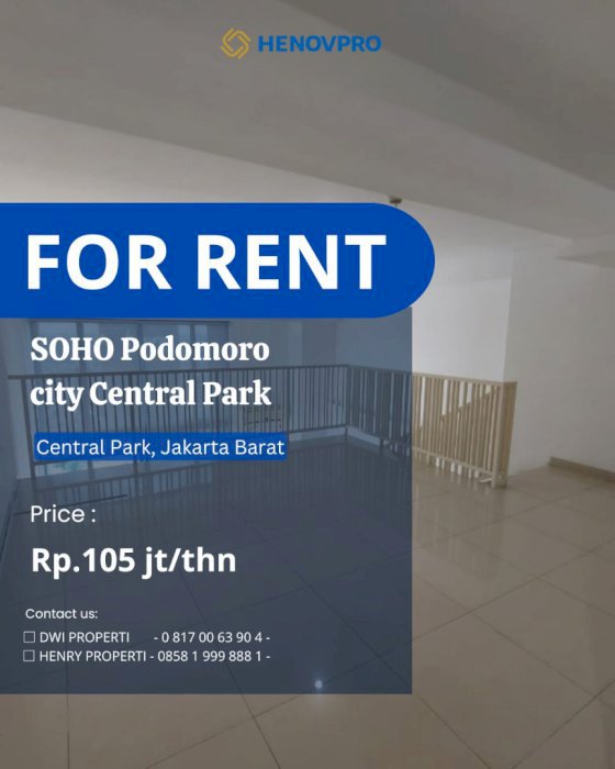 Soho @Podomoro City Office Space For Rent Mid Floor with Best