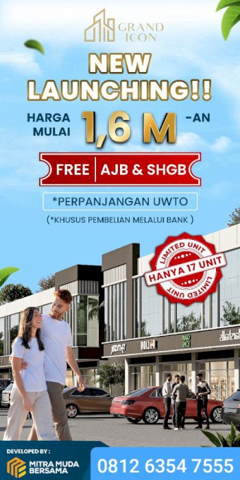 Dijual Ruko 2.5 lantai di grand icon botania 1 kota batam