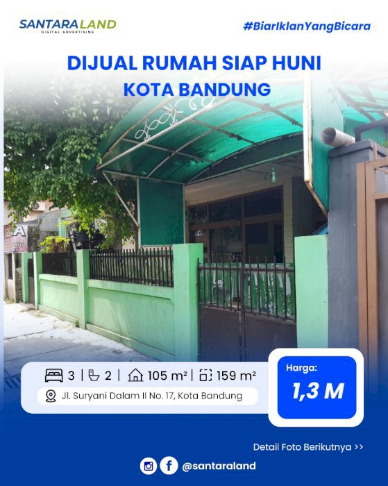JUAL RUMAH SIAP HUNI – KOTA BANDUNG