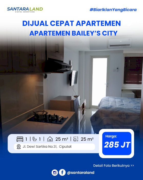 Dijual Cepat Apartemen – Fully Furnished & Sedang Disewakan